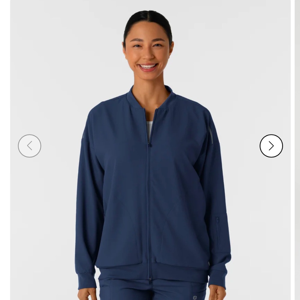 Wink Women's Bomber Scrub Jacket